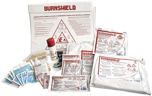 BUK903 - Busta KIT PROFESSIONAL contenente articoli antiustione