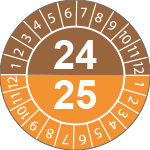 CBC18724 - fg.da 10 bollini identificazione 24-25 M/A