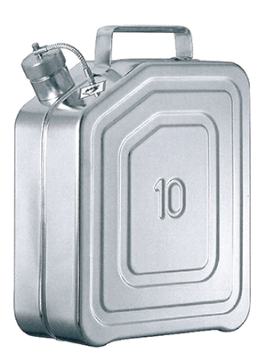 CK32010N - tanica in acciaio inox con tappo capacita' 10 litri