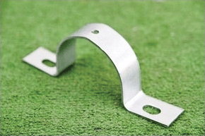 CLF48 - Collare semplici ferro zincato con foro per pali diametro 48