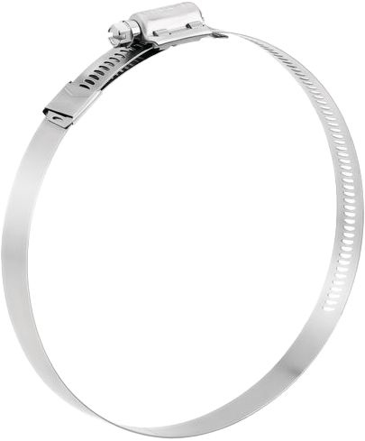 CLFC48 - Fascetta per fissaggio cestini ai pali con diametro 48mm e h 12mm