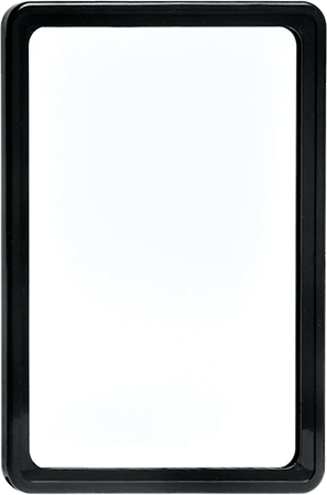 CNC3020 - Cornice portacartello polietilene nera