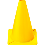CO86 - Cono segnale polietilene giallo