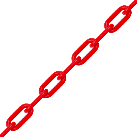 CP1033 - Catena plastica colore rosso