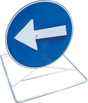 CVGLH7080 - Cavalletto richiudibile +disco girev.da 60 CL 2 "direz.obblig.sin/des"