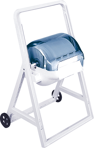 DCC0638 - portabobine in ABS con ruote e coperchio HACCP