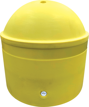 DIST001Y - Dissuasore polietilene zavorrabile e impilabile