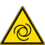 E1142K - cartello pericolo avviamento automatico