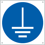 E1380K - Cartello obbligo assicurarsi del collegam..solo simbolo EN ISO 7010