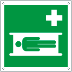 E15179X - cartello emergenza barella di emergenza EN ISO 7010