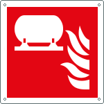 E15503X - Cartello antincendio installazione fissa estinzione incendi
