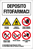 E35230S - Etichetta autoadesiva Deposito Fitofarmaci