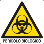 E403101K - Cartello pericolo pericolo biologico EN ISO 7010