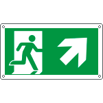 E715106WS - Etichetta uscita di emergenza in alto dx EN ISO 7010