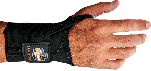 EDS400LXL - Polsiera mano sinistra colore nero tg. XL