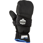 EDS816M - guanti termici PROFLEX 816 col.NERO tg.M muffole+fascia riflettente