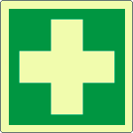 EL15101WA - Cartello fotoluminescente pronto soccorso EN ISO 7010