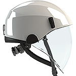 ELE43WR - elmetto isolante con visiera integrata