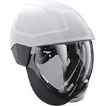 ELE44WR - elmetto bco isolante c/visiera Classe 2