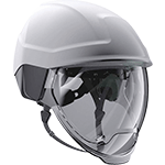 ELE45WR - elmetto bco isolante c/visiera Classe 1