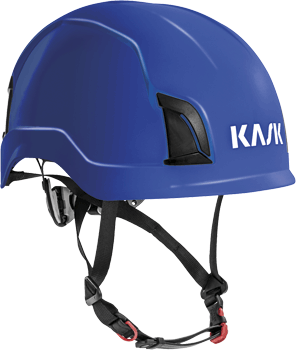 ELE90B - elmetto dielettrico ZENITH col.Blu,sottogola regolazione a rondella