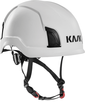 ELE90W - elmetto dielettrico ZENITH col.Bianco,sottogola regolazione a rondella