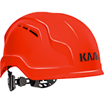 ELE91R - elmetto da lavoro ZENITH BA AIR col.ROSSO,sz cinturino,reg.a rondella