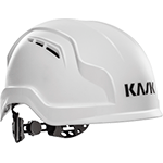 ELE91W - elmetto da lavoro ZENITH BA AIR col.BIANCO,sz cinturino,reg.a rondella