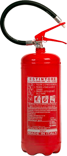 EOKF06 - Estintore manometro sost POLVERE kg 6 classe43A233BC