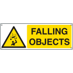 EYE1756K - sign hazard " FALLING OBJECTS "EN ISO 7010 W035
