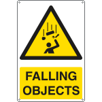 EYE1756X - sign hazard " FALLING OBJECTS "EN ISO 7010 W035