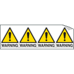 EYE95257B - sheet n. 4 label "WARNING"