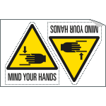 EYE95260A - Sheet n. 2 label MIND YOUR HANDS EN ISO 7010