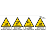 EYF95271B - sheet n.4 label ATTENTION HAUTE SURFACE EN ISO 7010 W017