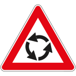 FAR160027 - Triangolo rifrangente NF 27 ROTATORIA