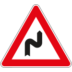 FAR190006 - Triangolo rifrangente NF 6 DOPPIA CURVA 1a DS