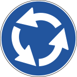 FAR240084 - Disco rifrangente NF 84 ROTATORIA