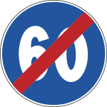 FAR26008660 - Disco rifrangente NF 86 FINE LIMITE MINIMO KM 60