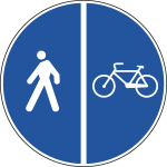 FAR260092A - Disco rifr NF92a PISTA CICLABILE CONTIGUA MARCIAPIEDE