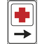 FAR761277D - Cartello  NF 277 PRONTO SOCCORSO DESTRA