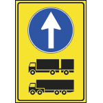 FCR790409BAD - direzione obblig. AVANTI autotreni/autoarticolati