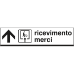 FL6801A - Cartello indicazione RICEVIMENTO MERCI avanti
