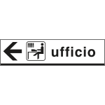 FL6808L - Cartello indicazione UFFICIO sinistra
