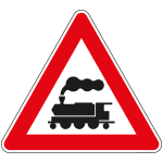 FLR160009 - Cartello  NF 9 PASSAGGIO LIVELLO SENZA BARRA