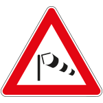 FLR190033 - Cartello  NF 33 FORTE VENTO LATERALE