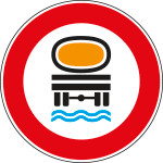 FLR262064B - Cartello NF 64B TRANSITO vietato TRASPORTO