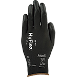 GE48101/10 - Guanti HYFLEX    fodera interlock e poliuretano tg.10