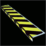 L93712 - Terminale antiscivolo acciaio inox a strisce