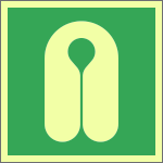 L9840P - Cartello fotoluminescente Giubbotto salvagente