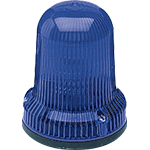 LPM24B - Segnalatore fisso 24V mignon b.piana blu